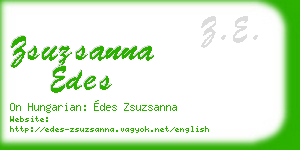 zsuzsanna edes business card