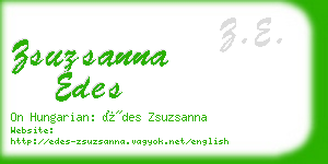 zsuzsanna edes business card